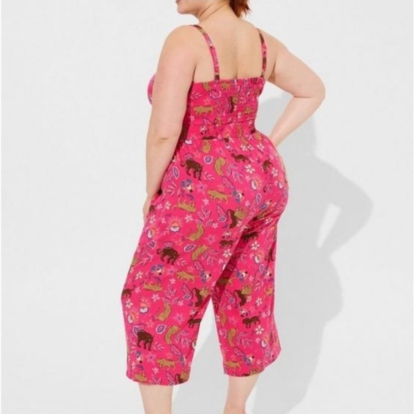 Pink Patterned Jumpsuit - Picture 2 of 12
